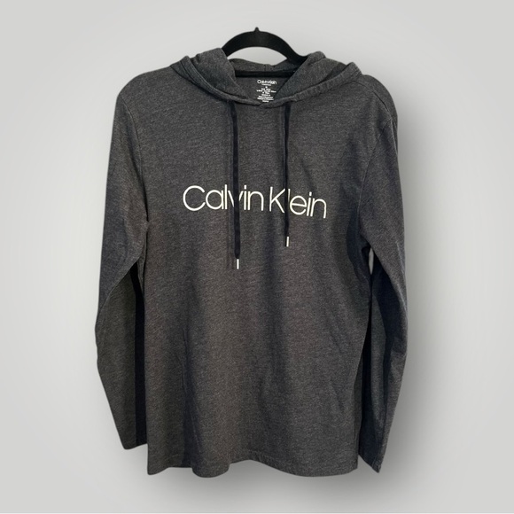 Calvin Klein Grey Hoodie Lightweight - Picture 13 of 13